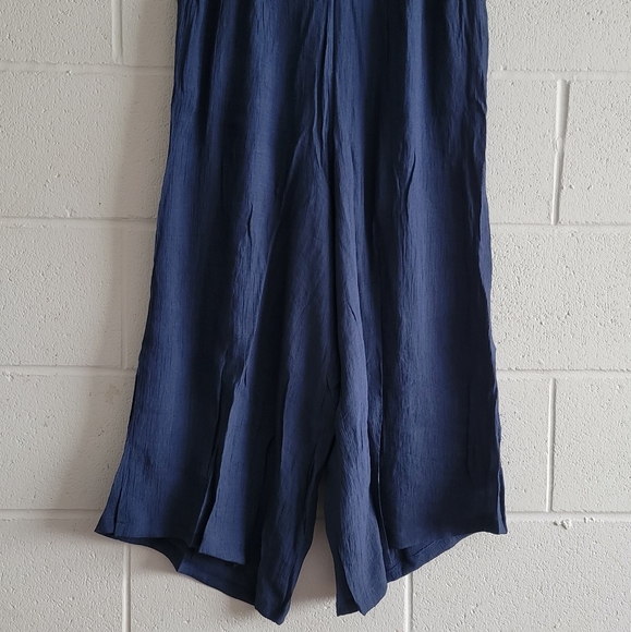 Papa Vancouver Navy Plazzo Pants w/ Pockets - Picture 8 of 10